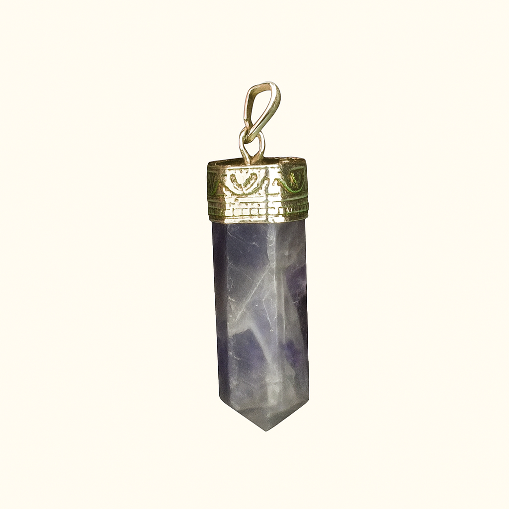Natural Amethyst Crystal Pendant
