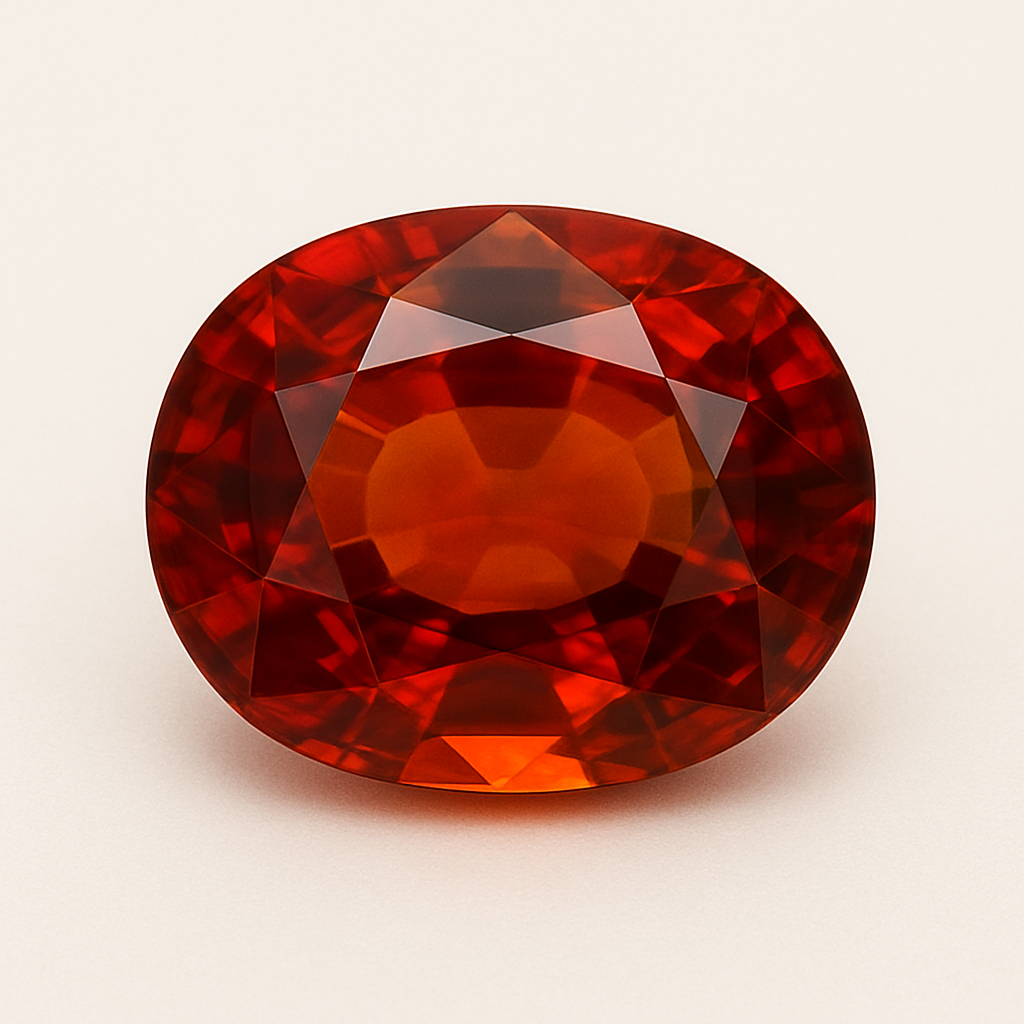 Hessonite (गोमेद)