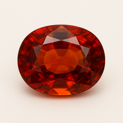 Hessonite (गोमेद)