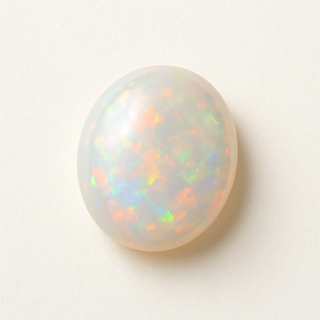 Natural White Opal Gemstone