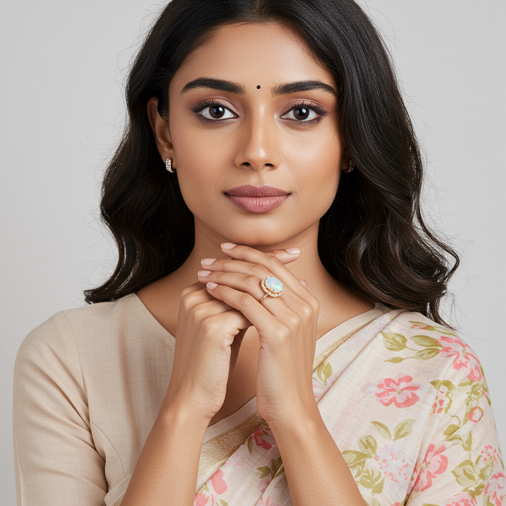 Natural White Opal Gemstone