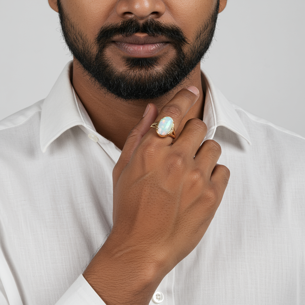 Natural White Opal Gemstone